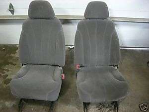 2001 Chevy Malibu Grey Front Cloth Seats Manual  