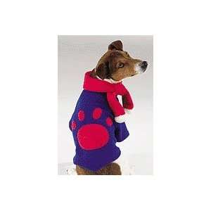  Chilly Day Fleece Dog Jacket with Scarf   Medium Pet 