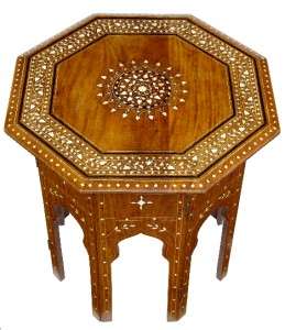19TH CENTURY ANTIQUE ANGLO INDIAN INLAID STAND  