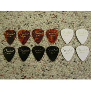   Celluloid Assorted HEAVY Guitar Picks   BRAND NEW 