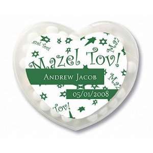Wedding Favors Green Bar Bat Mitzvah Mazel Tov Design Personalized 