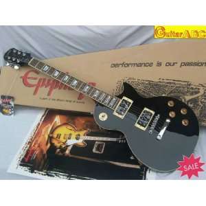  standard black metallic electric guitar + parts Musical Instruments