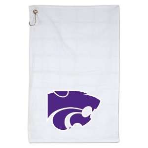  Kansas State University Golf Towel White w/grommet 