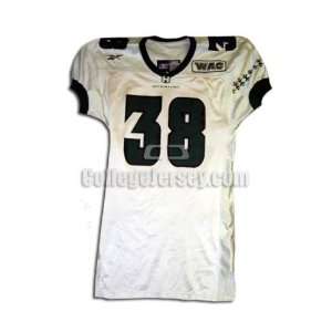   No. 38 Game Used Hawaii Reebok Football Jersey