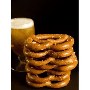 Austrian Prezels, Salted Biscuits and Beer, Austria, Europe Stretched 