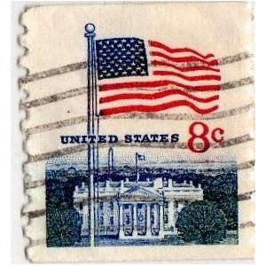  United States 8 Cent U.s. Flag Stamp 1970 71 Everything 