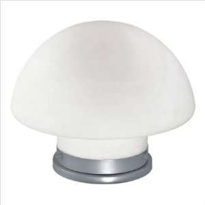  Sonneman Fungi Table Lamp in Satin Aluminum