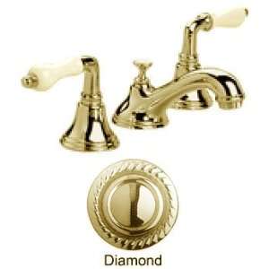 Jado 853/909/153 Colonial Diamond / White Porcelain Bathroom Faucet