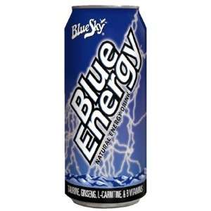  Blue Sky Blue Energy, 16 oz Cans, 12 ct (Quantity of 2 