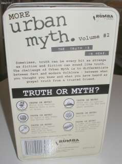Rumba Games More Urban Myth   Volume #2 Trivia Game Tin 899218000397 