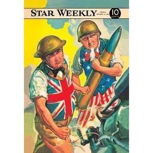  Vintage Art Star Weekly Ally Artillery   03595 1