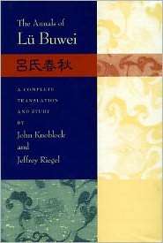 The Annals of Lu Buwei, (0804733546), John Knoblock, Textbooks 