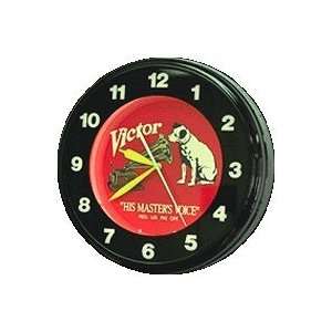  RCA Victor His Masters Voice Neon Clock 20 Inch Made In 