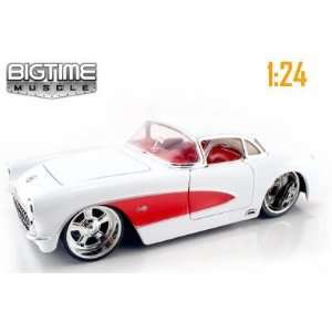  1957 Chevy Corvette White Collectible Toys & Games