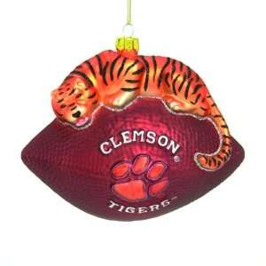  NCAA Mississippi State Mouth Blown Glass Mascot Football 