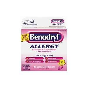  Benadryl Allergy Ultratabs 48