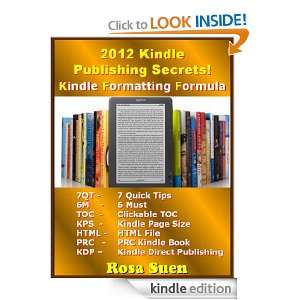 2012 Kindle Publishing Secrets 7 Quick Kindle Formula on How To 