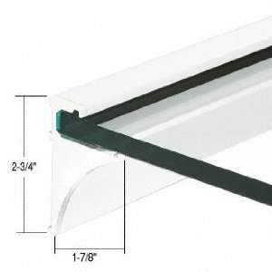  CRL White 36 Aluminum Shelving Extrusion for 3/8 Glass 