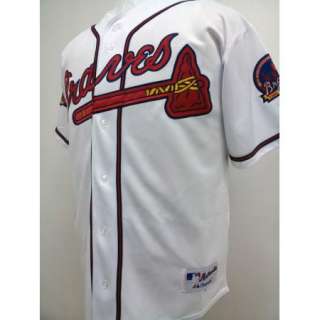 Atlanta Braves #10 Chipper Jones 40th Anniversary & Allstar Patch Home 