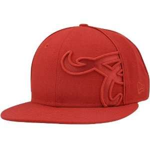  New Era Atlanta Braves Red Shimmer Fitted Hat