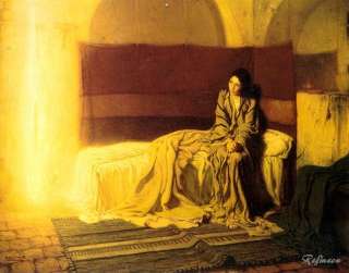 Henry Ossawa Tanner The Annunciation Oil Painting repro  