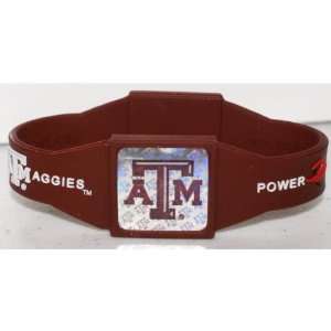  901348   Texas A&M Power Force Bracelet Case Pack 6 