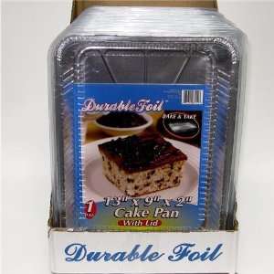 Foil Cake Pan 13 x 9 x 2 with Lid Case Pack 20