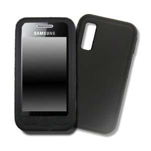  Samsung S5230 Tocco Lite BLACK Rubber Silicone Case / Soft 