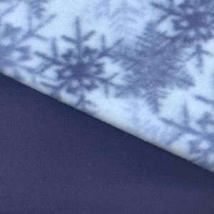  Fleece Blanket Kit Snowflake Blues By The Each Arts, Crafts & Sewing