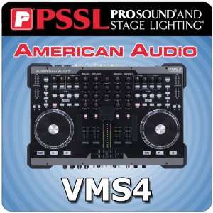  American Audio VMS4 Controller W/ Audio IO DJ Software 
