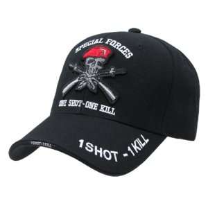  Embroidered Military Baseball Caps 1Shot 1Kill Cap 