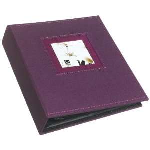  Umbra Villa 2 Up 4 by 6 Inch Photo Album, Plum