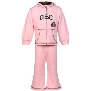   Preschool Pink Full Zip Hoody & Sweatpants Set