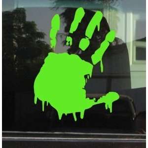 (Left Hand)   5 LIME GREEN   Vinyl Decal WINDOW Sticker   NOTEBOOK 