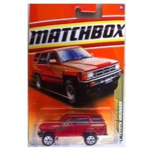  Matchbox 2011 Toyota 4Runner Outdoor Sportsman RED #74 