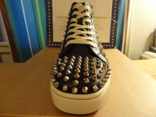 Christian Louboutin Louis Flat Calf/Spikes Black/Silver no limit red 
