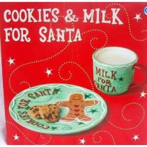  Cookies and Milk for Santa, Christmas Holiday Winter Decor 