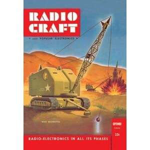  Vintage Art Radio Craft Mine Destroyer   07680 1