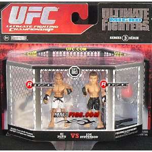  BJ PENN & JOE STEVENSON UFC MICRO 3 UFC MMA Toy Action 