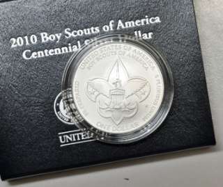 COINS   2010 P BOY SCOUT SILVER DOLLAR UNCIRCULATED  