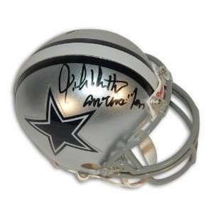   Autographed/Hand Signed Dallas Cowboys Mini Helmet Inscribed America