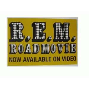  R.E.M. Poster REM R E M Road Movie 