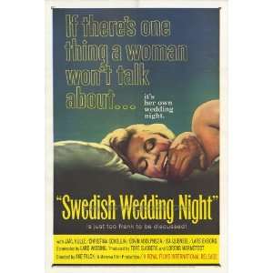 Swedish Wedding Night Poster 27x40 Jarl Kulle Christina Schollin Edvin 