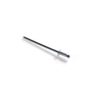 Carbon Steel Open End Blind Rivet 1/4 Diameter , .875 Length, Drill 