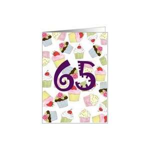  Cupcakes Galore 65th Birthday Card Toys & Games