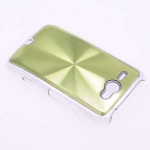   Metal Back Cover Case for HTC ChaCha  Green Cell Phones & Accessories