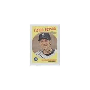   Topps Heritage Black Back #322   Richie Sexson Sports Collectibles