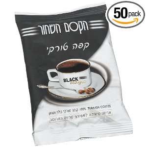 Rejwan Black Magic 100% Turkish Coffee, 3.53 Ounce Bags (Pack of 50 
