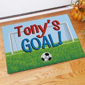  Personalized Soccer Goal Doormat