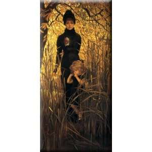  Orphan 14x30 Streched Canvas Art by Tissot, James Jacques 